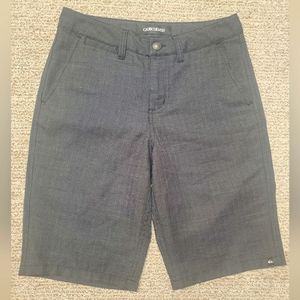 Quiksilver size 27 (boys 14/16) walking shorts dark gray